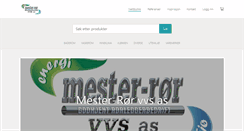 Desktop Screenshot of mester-ror.no